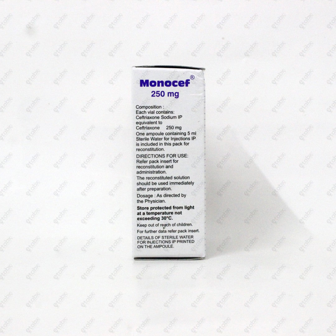 Monocef 250mg Injection