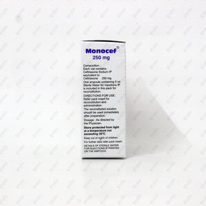 Monocef 250mg Injection
