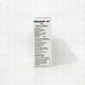 Monocef SB 1gm Injection