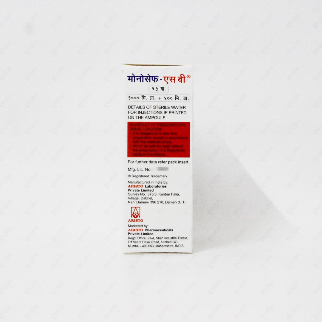 Monocef SB 1gm Injection