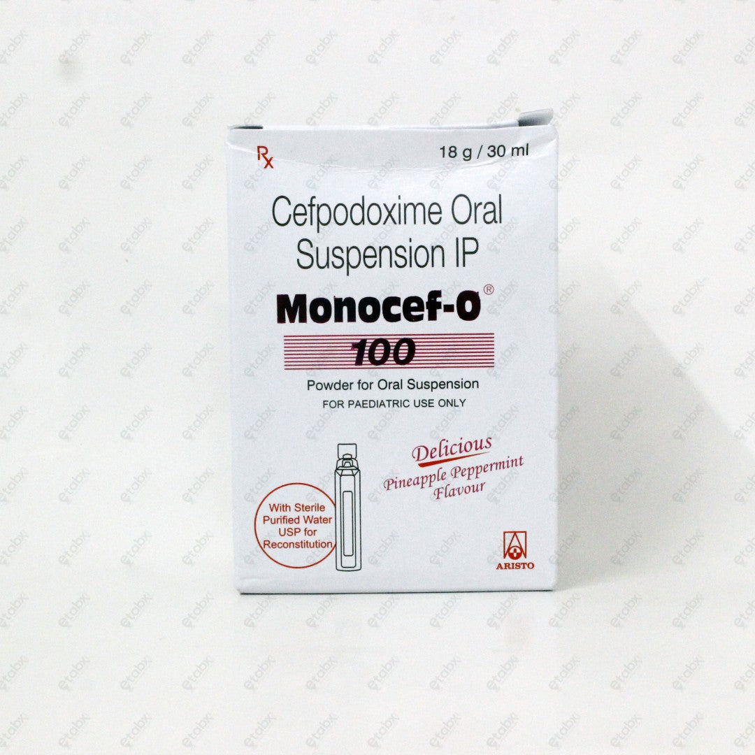 Monocef O 100mg Tablet 10's - Cephalosporin Antibiotic