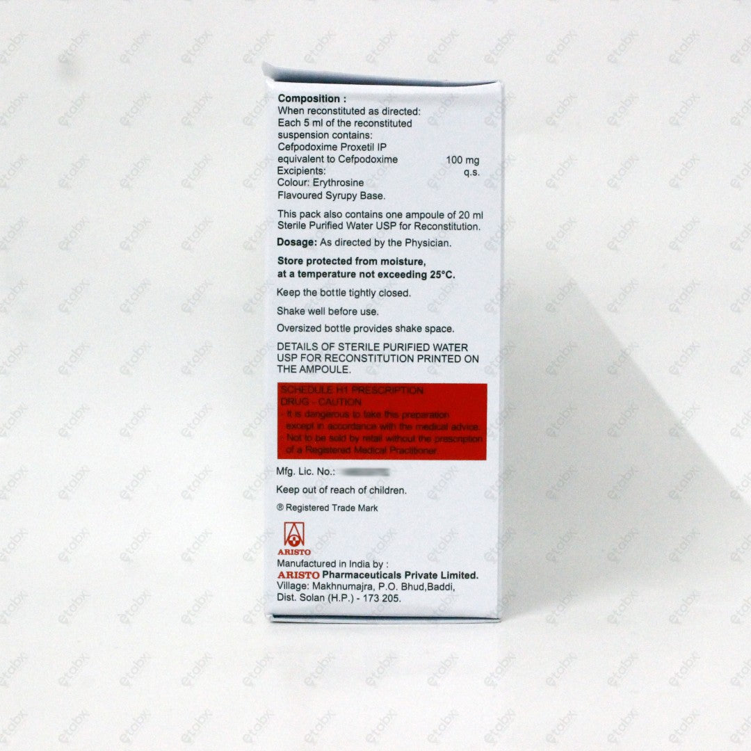 Monocef O Oral Suspension 100mg/5ml 30ml