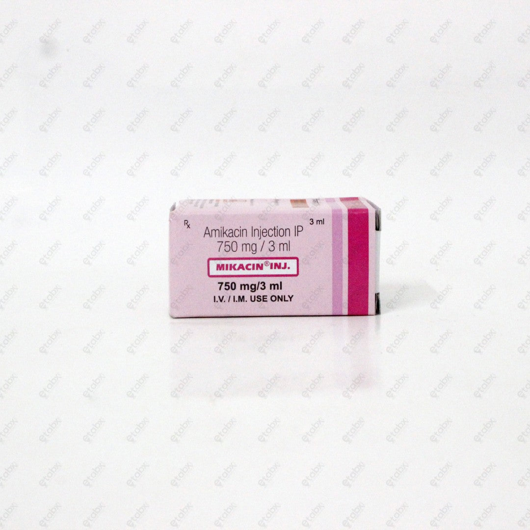 Mikacin 750mg Injection (Amikacin)