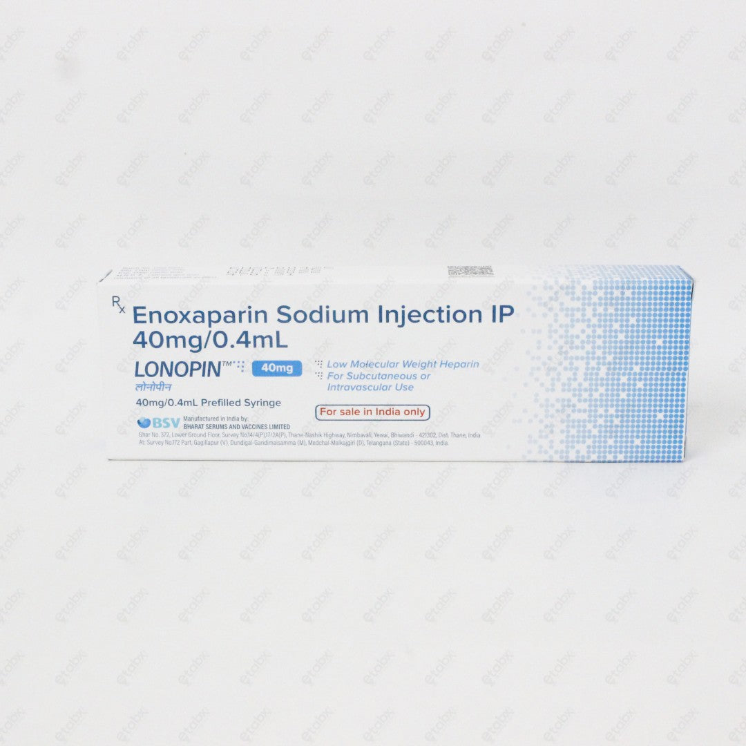 Lonopin Injection 40mg 0.4ml