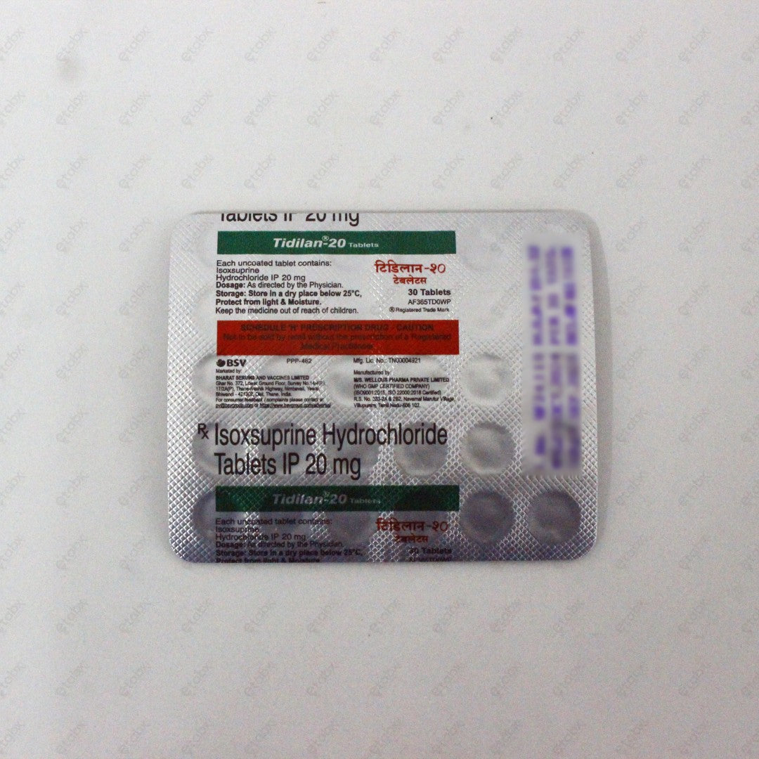 Tidilan 20mg Tablet – ETABX