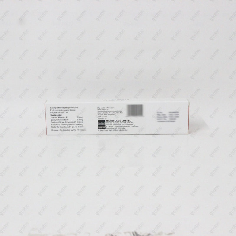 Eposis 4000 IU FPS Injection 1's