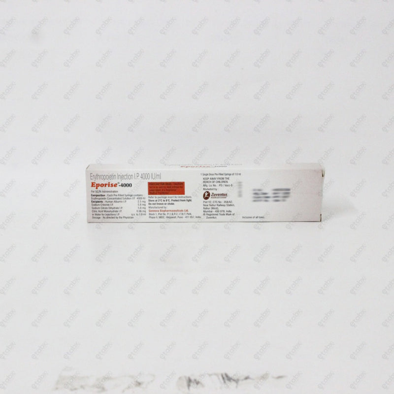 Eporise Injection 4000IU