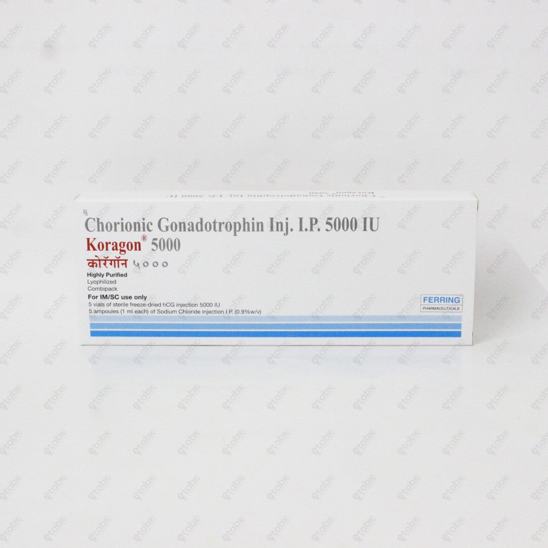 Koragon Injection 5000 IU (5 syringes)