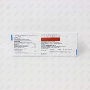 Koragon Injection 5000 IU (5 syringes)