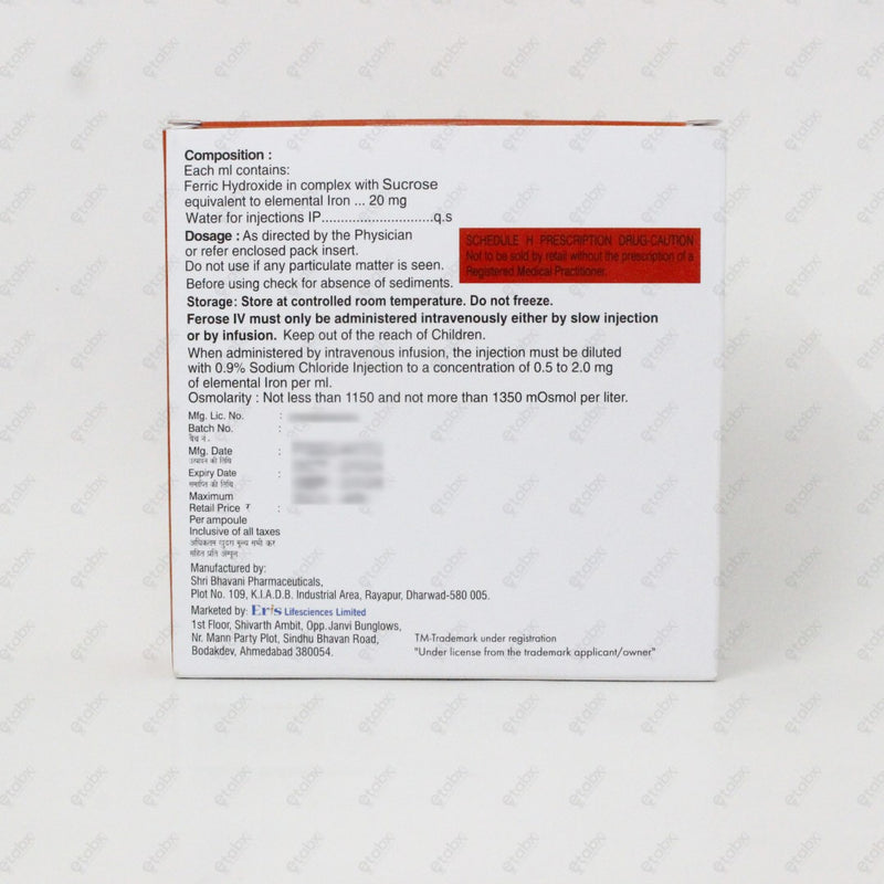 Ferose IV Injection 5ml