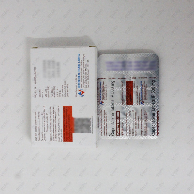 Capetero 500mg Tablets (Capecitabine)