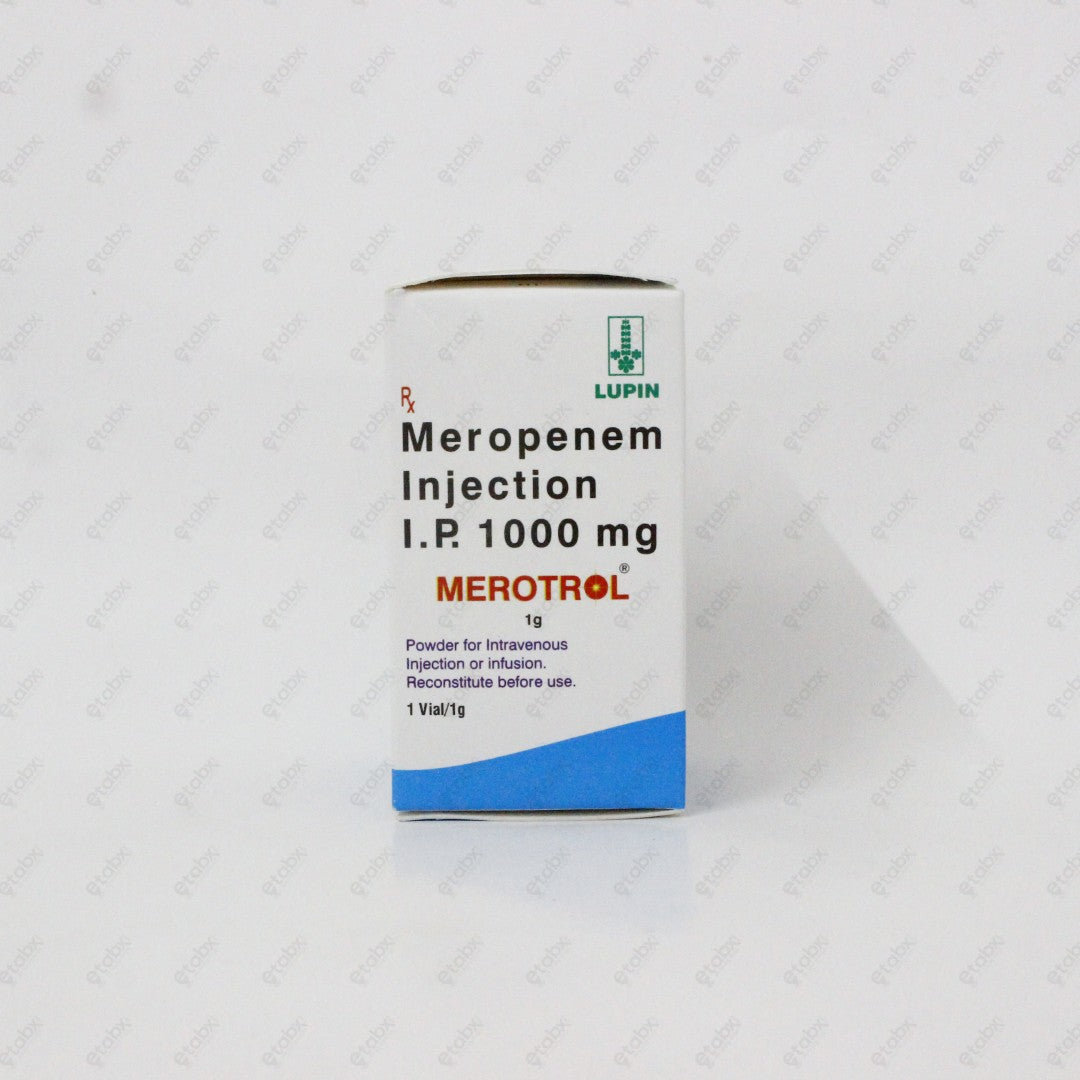 Merotrol 1gm IV Injection