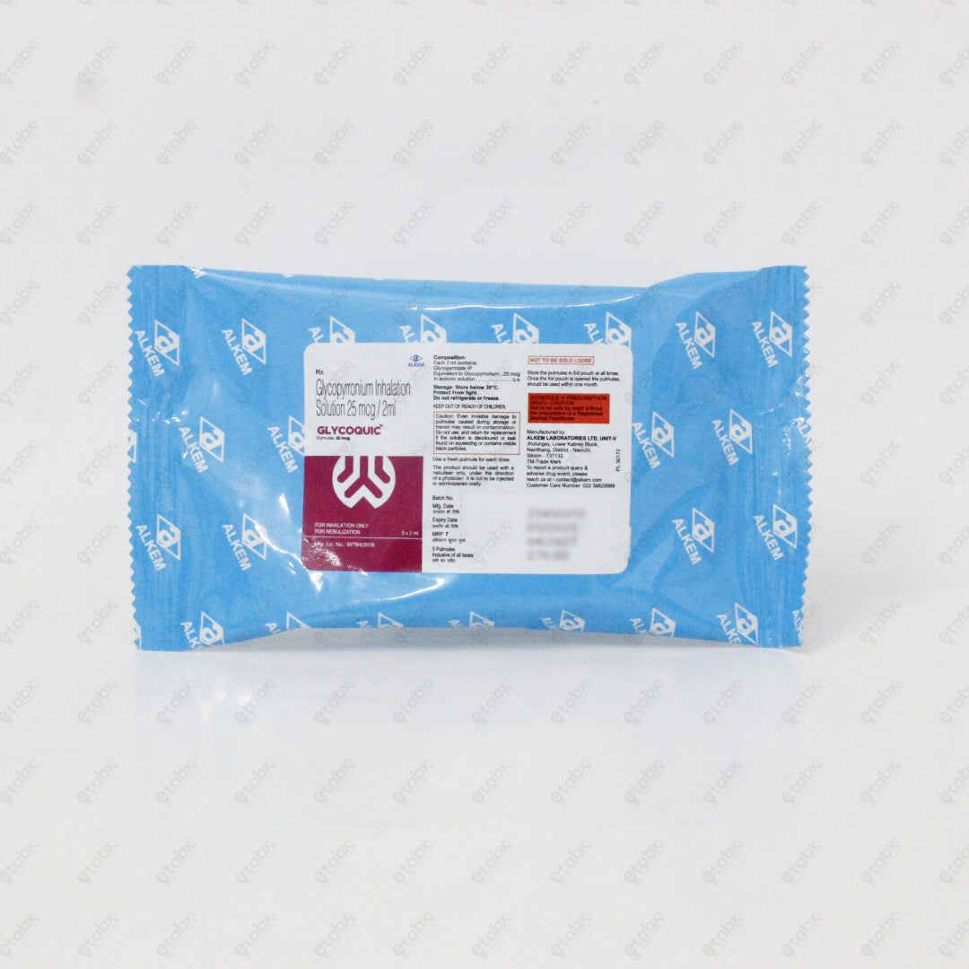 Glycoquic Pulmules 25mcg/2ml