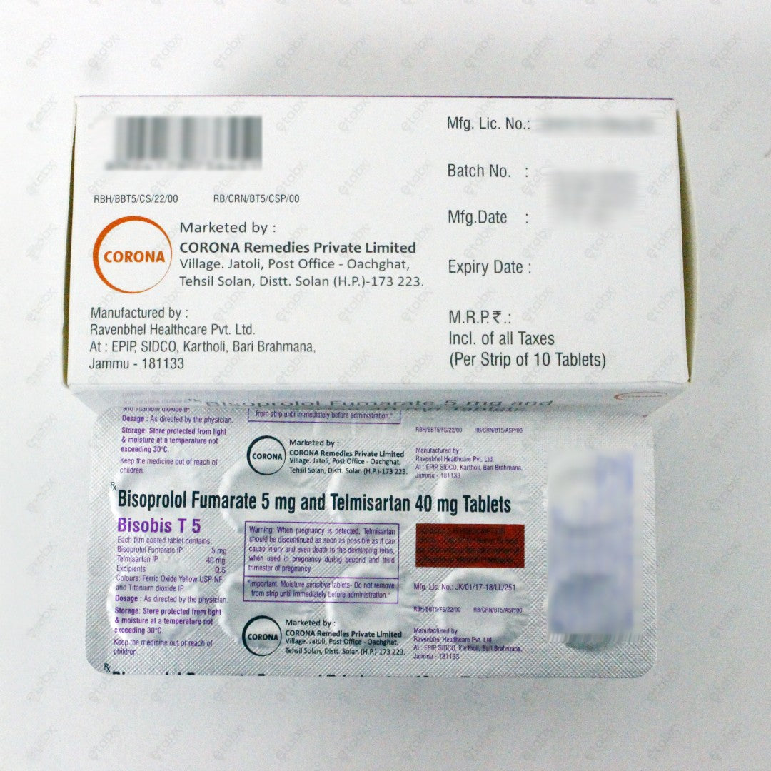 Bisobis T 5mg Tablets 10's
