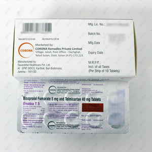 Bisobis T 5mg Tablets 10's