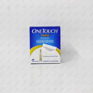 One Touch Verio Test Strips 25's