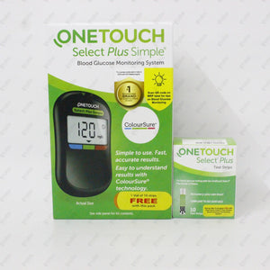 One Touch Select+ Glucose Meter Kit 1's