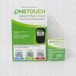 One Touch Select+ Glucose Meter Kit 1's