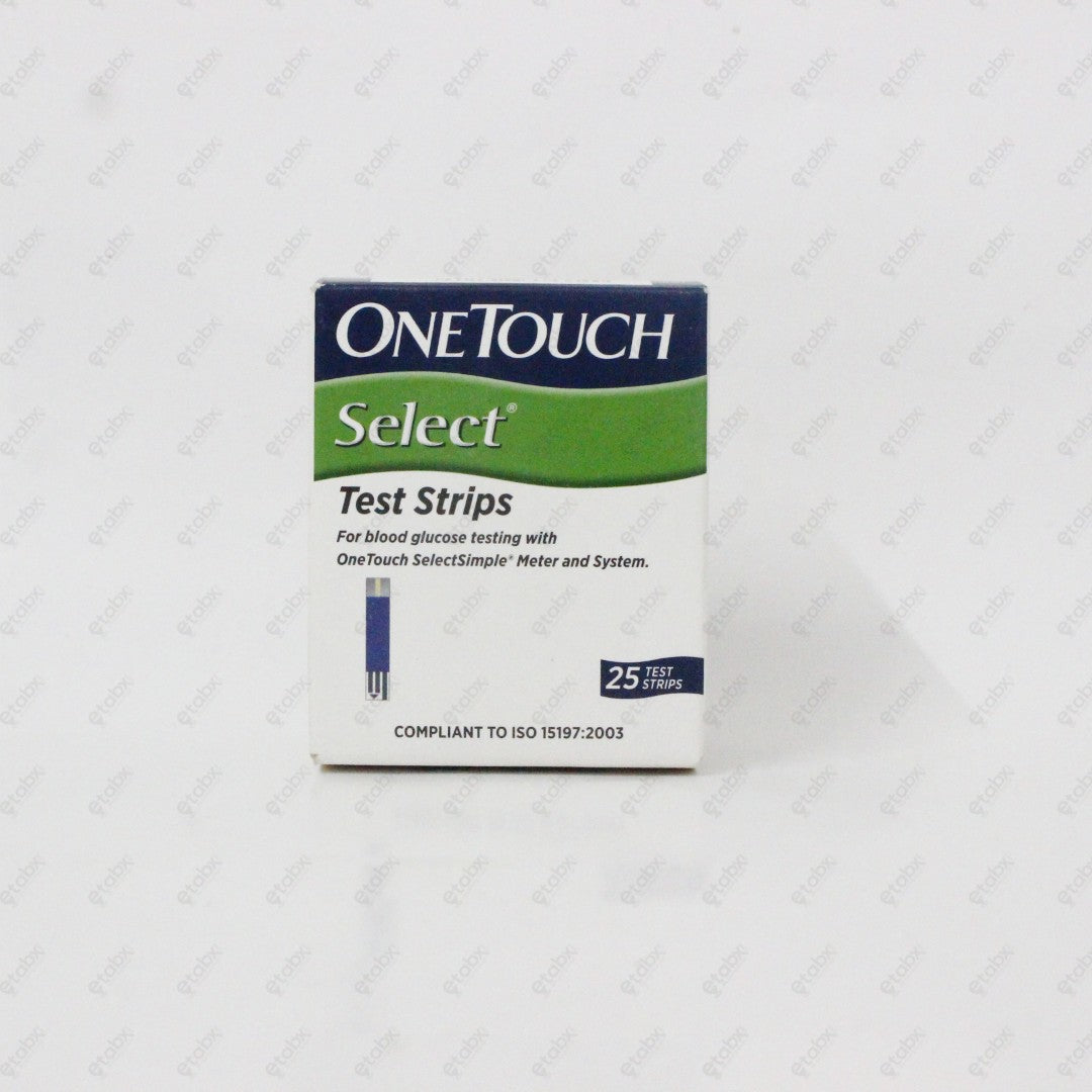 One Touch Select Plus Test Strips 25's