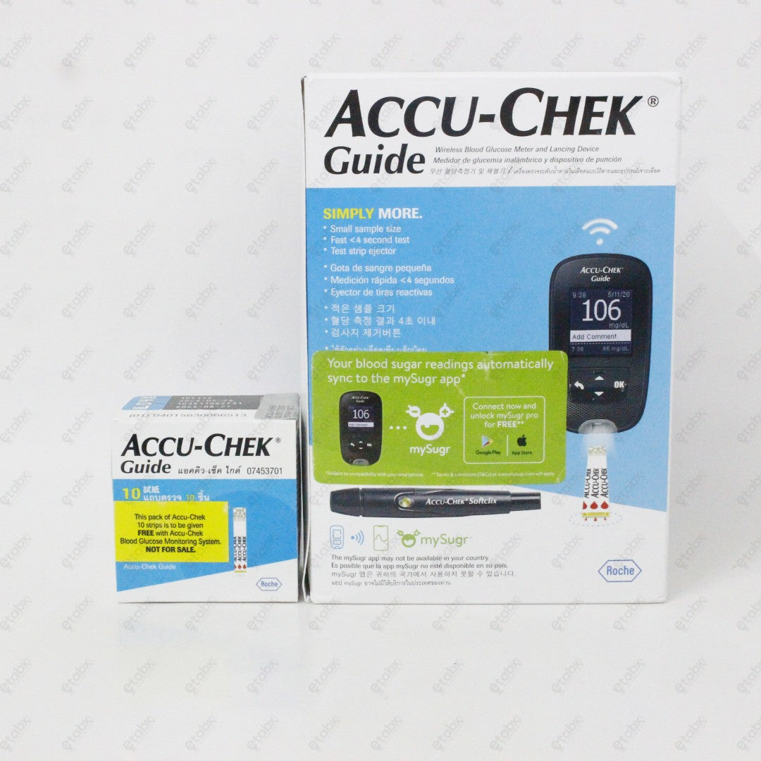 Accu Chek Guide Wireless Glucometer Kit 1's