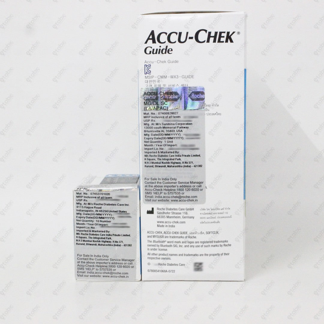 Accu Chek Guide Wireless Glucometer Kit 1's