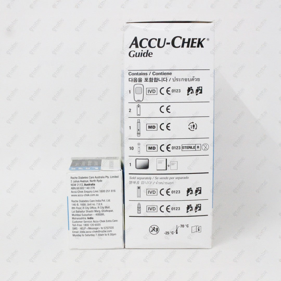 Accu Chek Guide Wireless Glucometer Kit 1's
