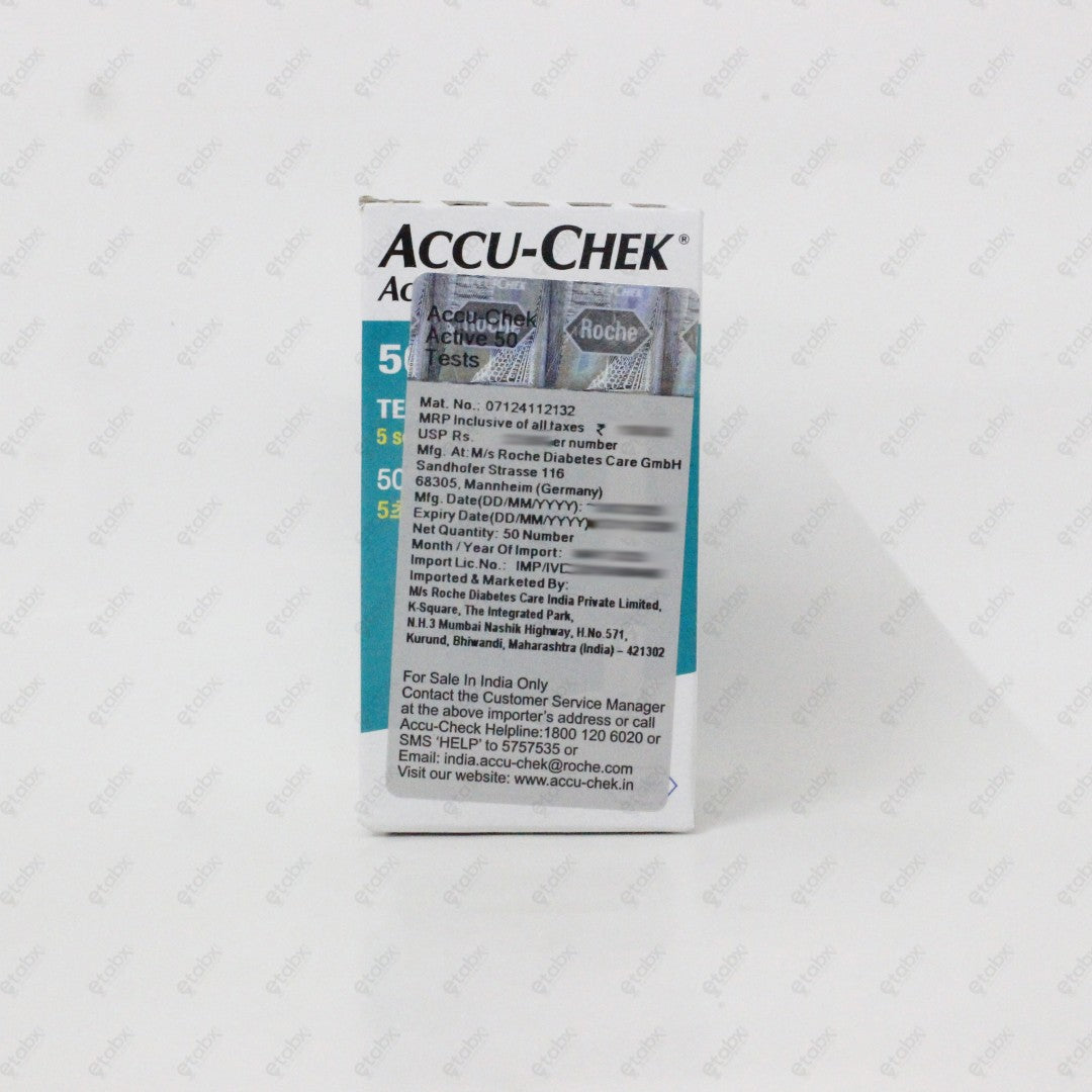 Accu Chek Active Test Strips 50's