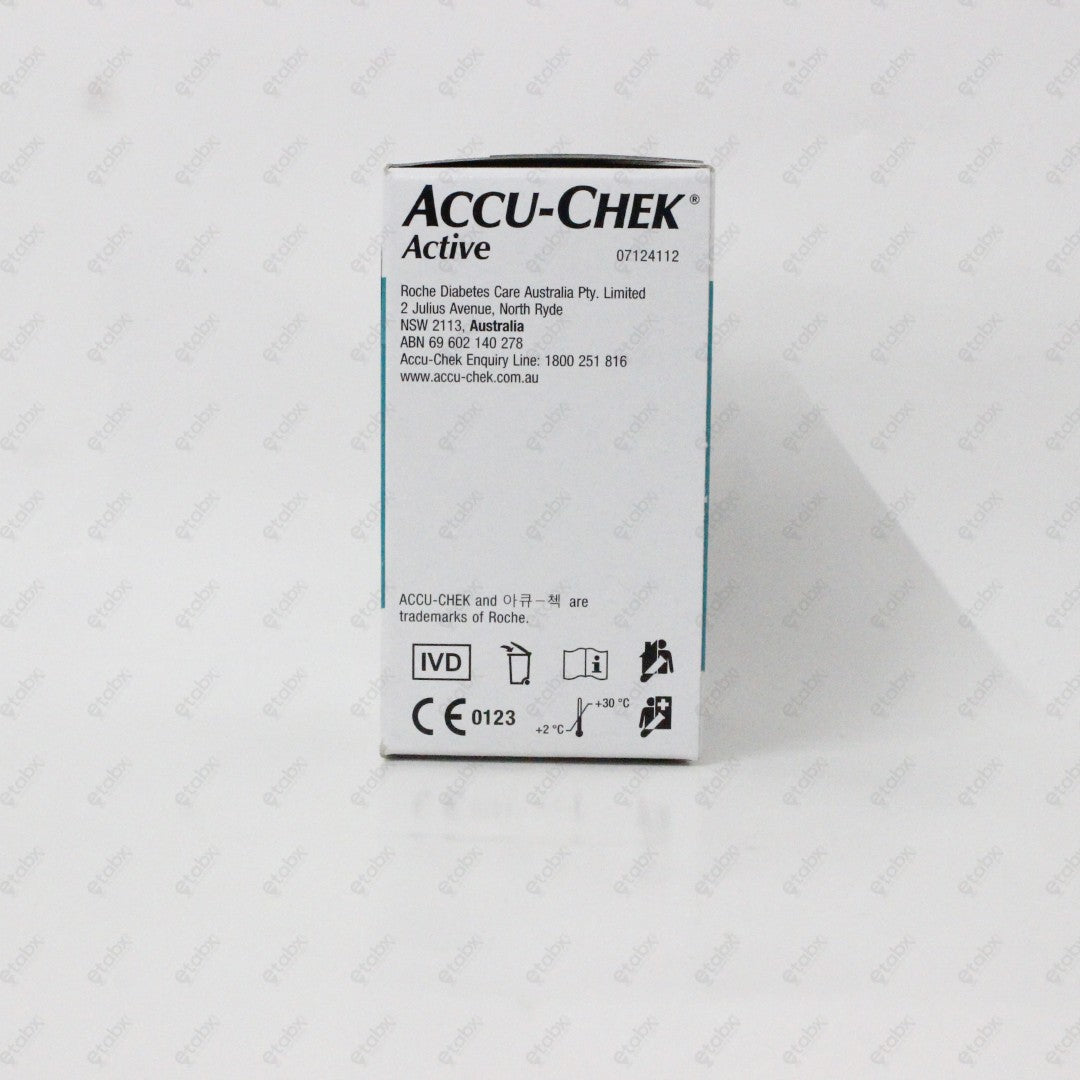 Accu Chek Active Test Strips 50's