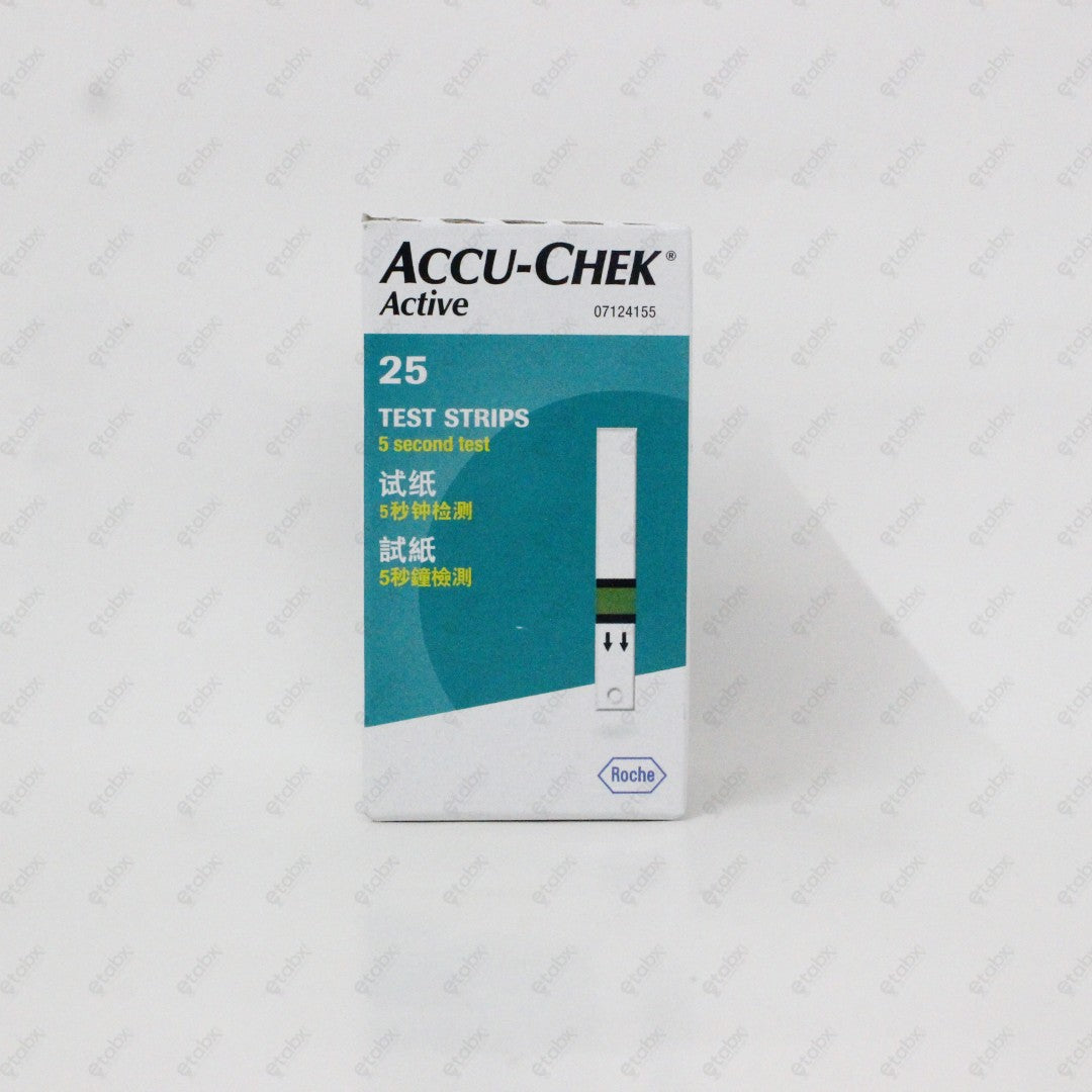 Accu Chek Active Test Strips 25's