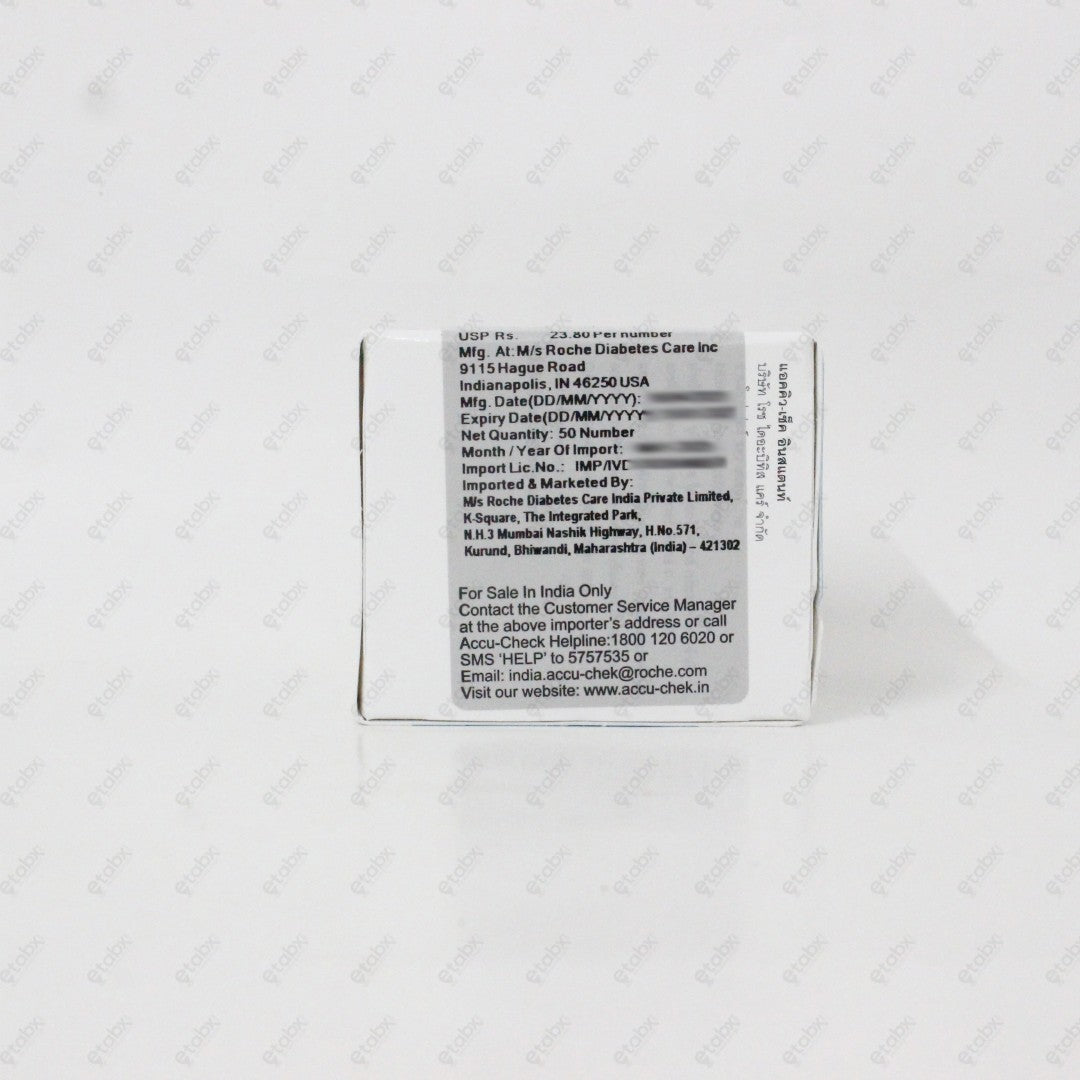 Accu Chek Test Strips 50's