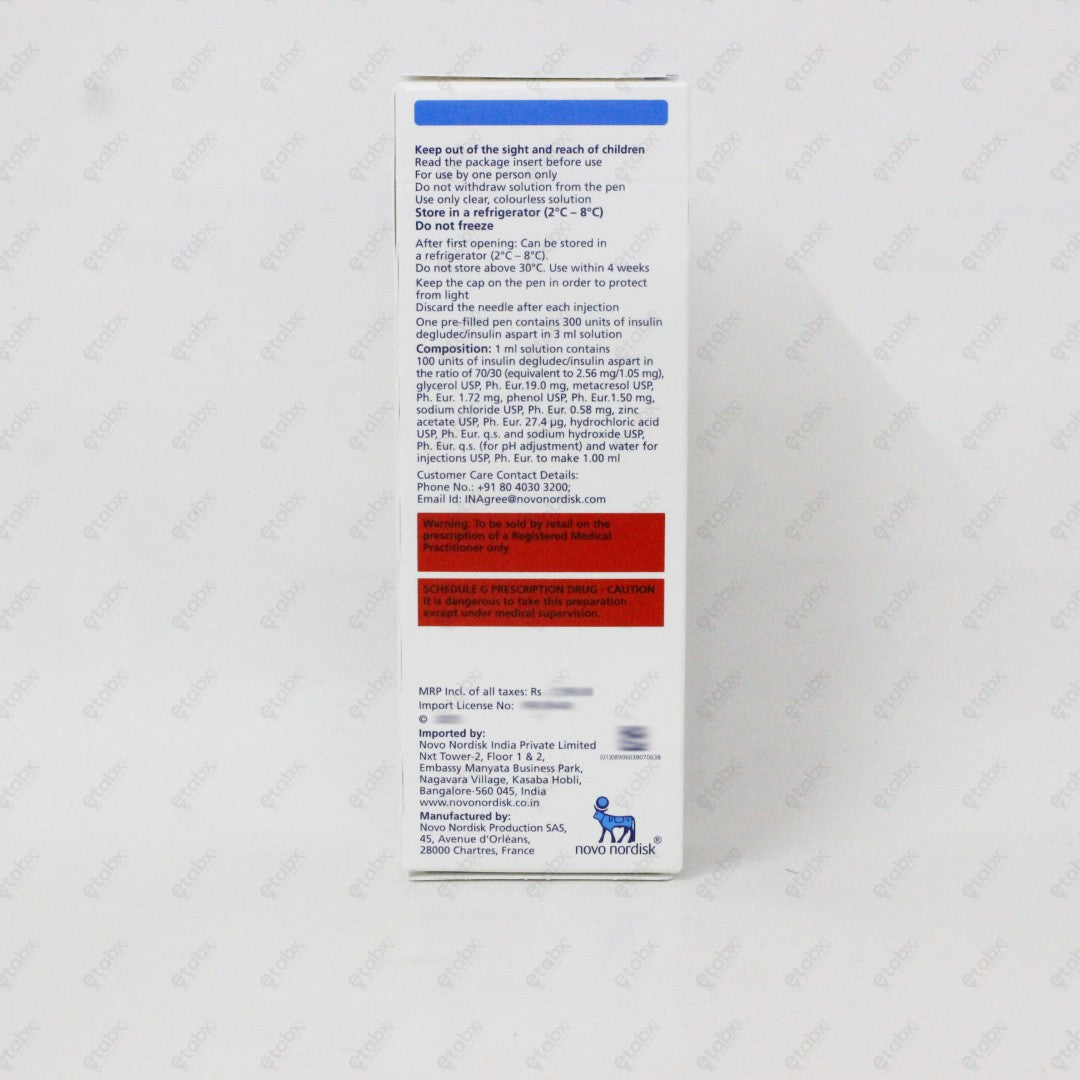 Ryzodeg 100IU/ml Flextouch Pen 3ml