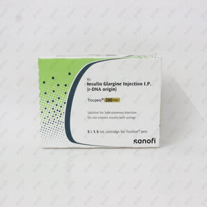 Toujeo Insulin Glargine Cartridge 3x1.5ml