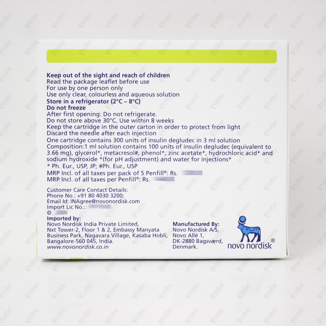 Tresiba Insulin Penfill 3ml