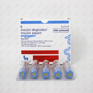 Ryzodeg Penfill Insulin Mix 5x3ml