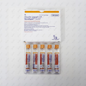 NovoRapid Penfill Insulin Cartridge 5x3ml