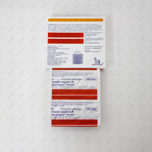 NovoRapid Penfill Insulin Cartridge 5x3ml