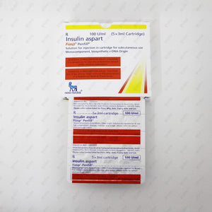 Fiasp Penfill Cartridge 100IU/ml 5x3ml