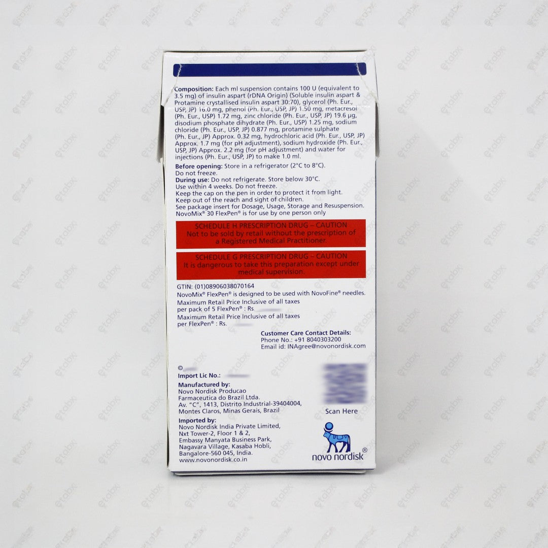 Novomix 30 FlexPen Insulin 1's