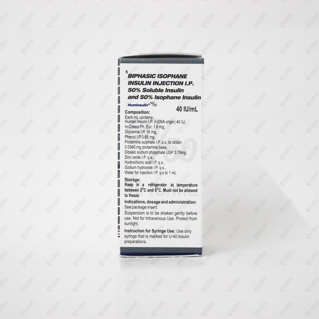 Humulin 50/50 40IU Insulin Injection