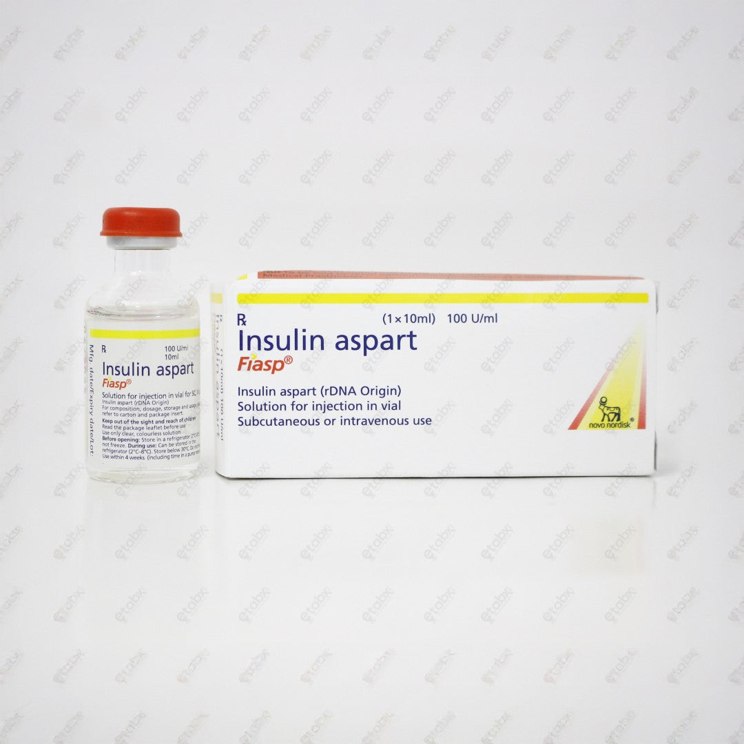 Fiasp 100IU/ml Insulin Vial 1x10ml