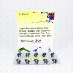 Stamina 3G Capsules 10's