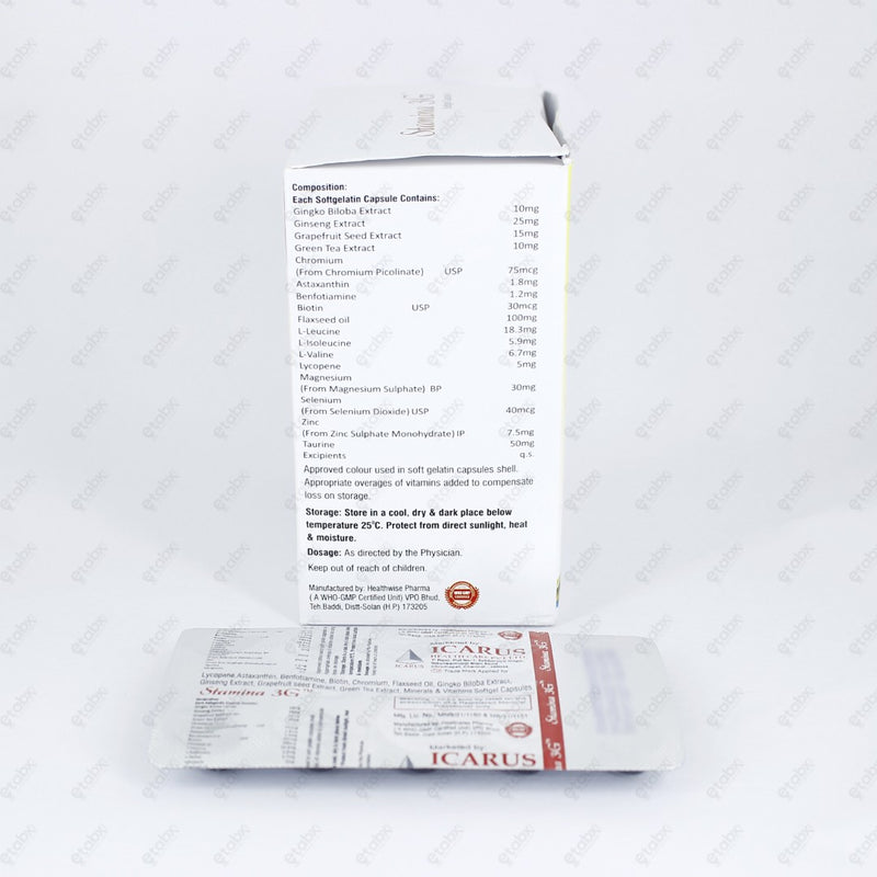 Stamina 3G Capsules 10's