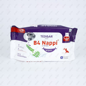 B4 Nappi Wipes 30'S Gentle Baby Wipes