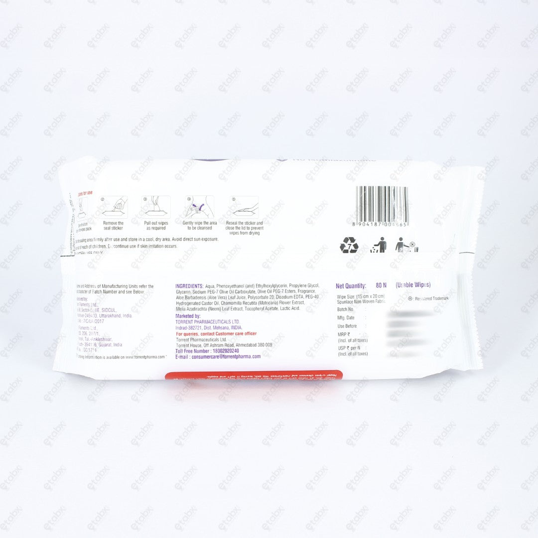 B4 Nappi Wipes 80'S Large Pack Gentle Baby Wipes