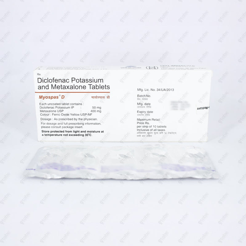 Myospas D Tablet 10's