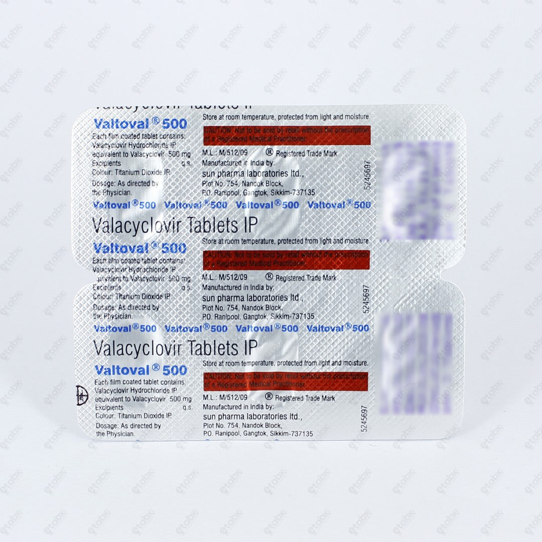Valtoval 500mg Tablet 3's