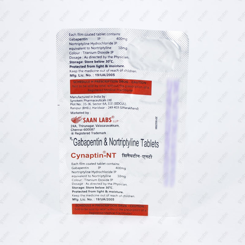 CYNAPTIN NT Tablet 10's