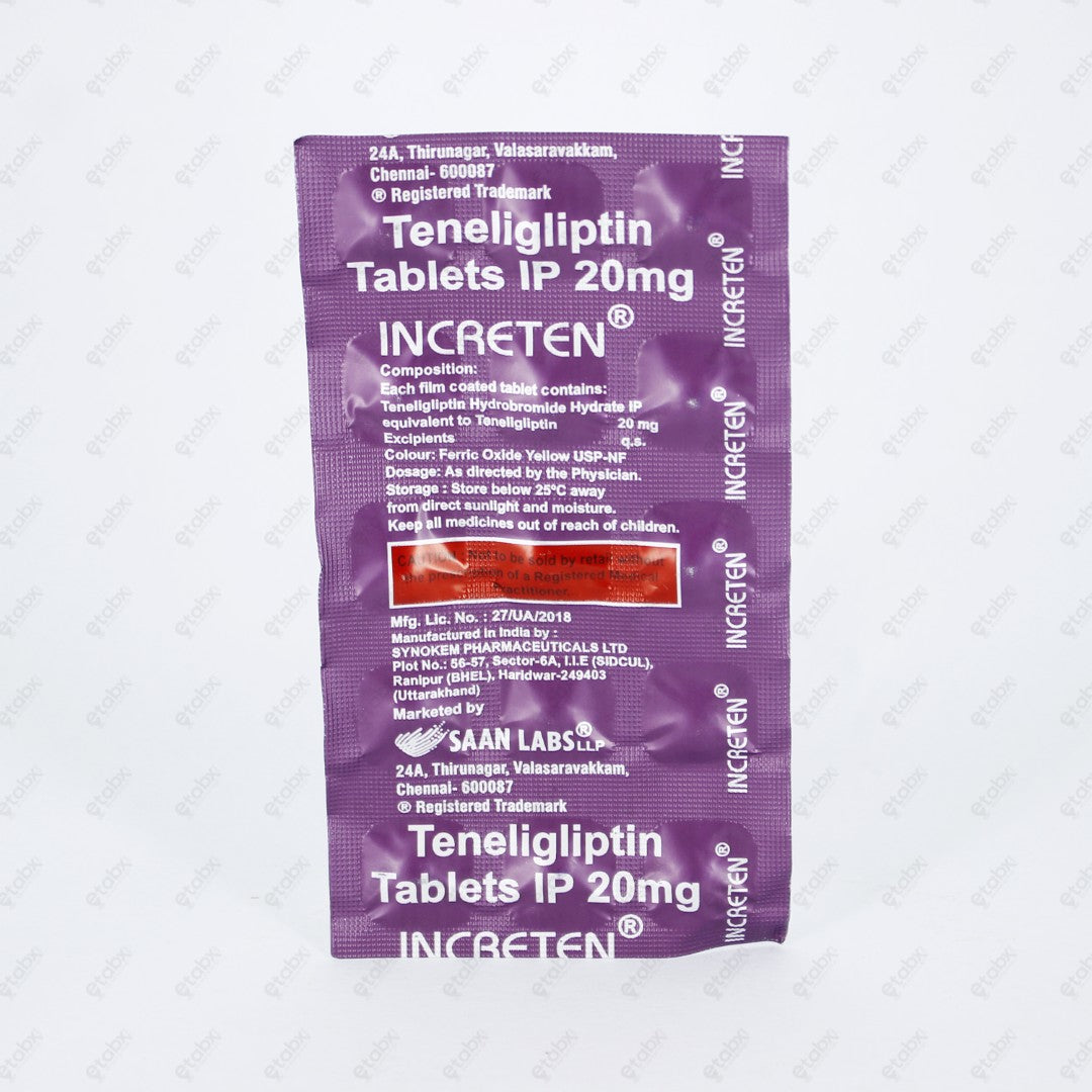 Increten Tablet 15's