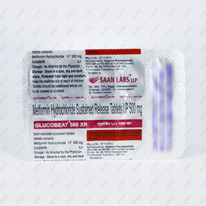 Glucobeat 500 XR Tablet 10's
