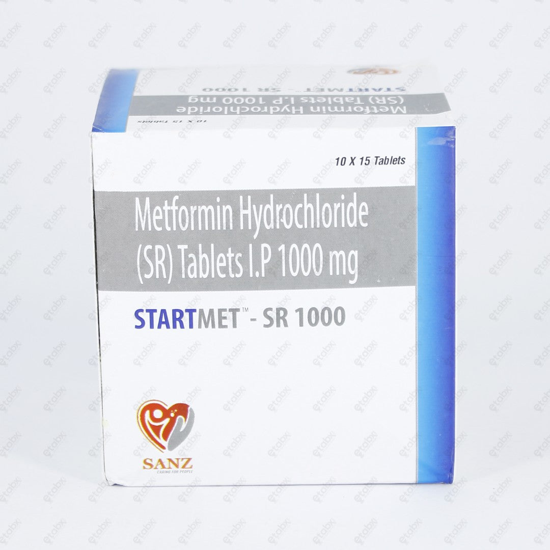 StartMet SR 1000mg Tablet 15s